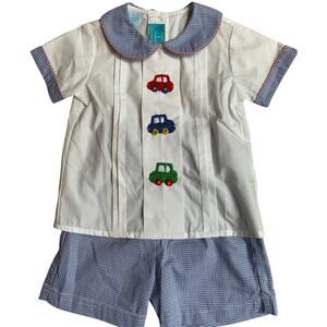 Clair + Charlie 2pc Cars‎ outfit size 2 NWT